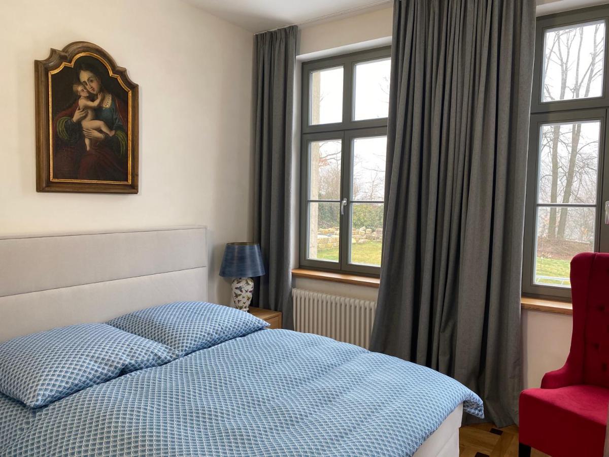 Altes Pfarrhaus Lejlighed Papstdorf Eksteriør billede