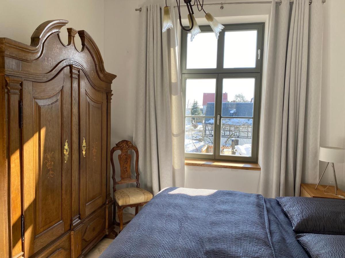 Altes Pfarrhaus Lejlighed Papstdorf Eksteriør billede