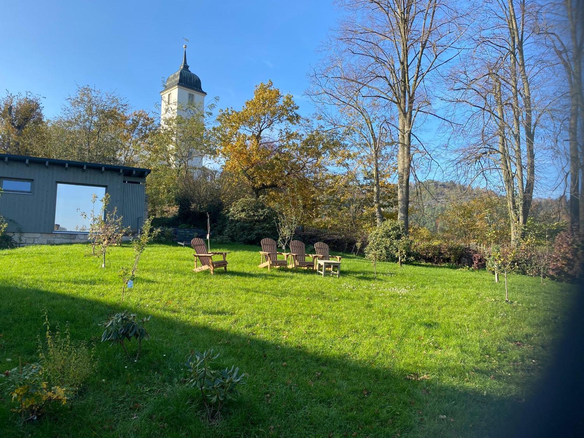 Altes Pfarrhaus Lejlighed Papstdorf Eksteriør billede